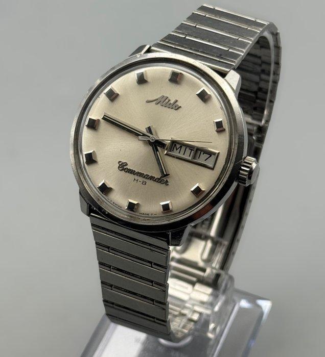 Mido - Commander H-B High Beat - Automatik - ca. 1970 -, Handtassen en Accessoires, Horloges | Heren
