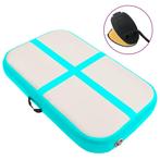 vidaXL Gymnastiekmat met pomp opblaasbaar 60x100x10 cm PVC, Verzenden, Nieuw