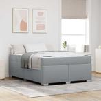 vidaXL Bedframe Anders Lichtgrijs 160 x 200 cm Stof, Huis en Inrichting, Slaapkamer | Bedden, Verzenden, Nieuw