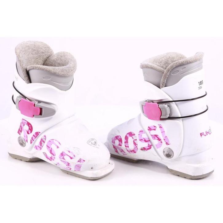 27 28 28,5 29 kinder skischoenen ROSSIGNOL FUN GIRL J1, whit, Sport en Fitness, Skiën en Langlaufen, Gebruikt, Verzenden