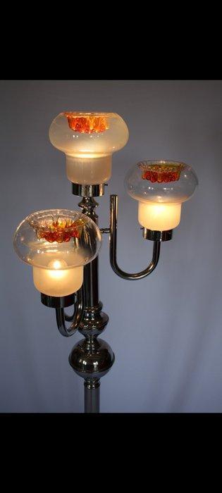 Lampadaire - Métal, Verre, Antiek en Kunst, Antiek | Verlichting