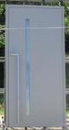 aluminium buitendeur , voordeur , deur 105 x 216  steengrijs