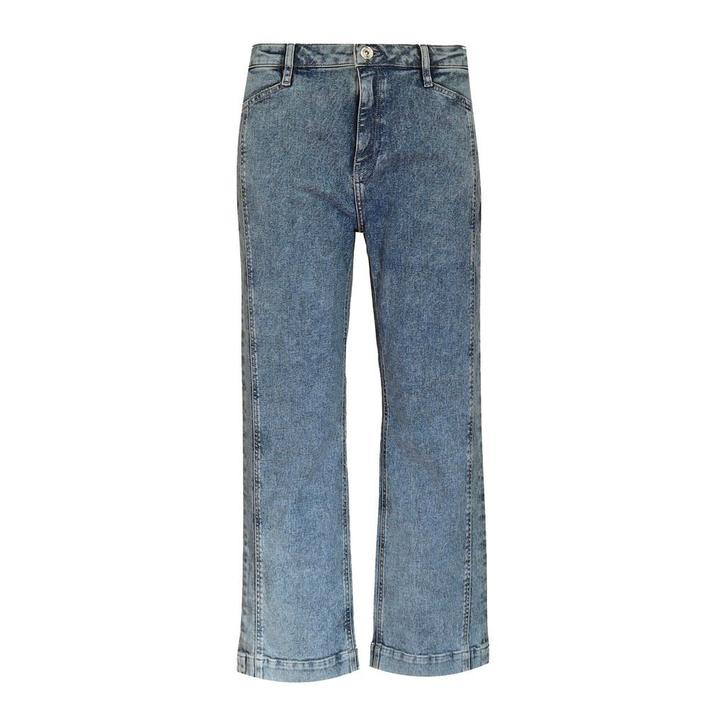 MAC No.1 • Cropped Straight jeans • 36, Kleding | Dames, Broeken en Pantalons, Blauw, Nieuw, Maat 36 (S), Verzenden