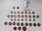 Verenigde Staten. A Lot of 38x USA coins, incl. Silver,