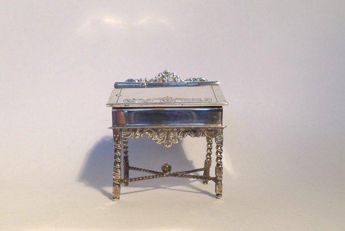 Hooijkaas - Secrétaire - .833 zilver - Miniatuur 1928, Antiquités & Art, Antiquités | Argent & Or