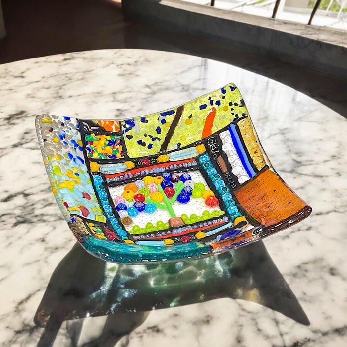 Tafelmiddenstuk - Gerecht Albero della Vita - Muranoglas -, Antiek en Kunst, Antiek | Glaswerk en Kristal