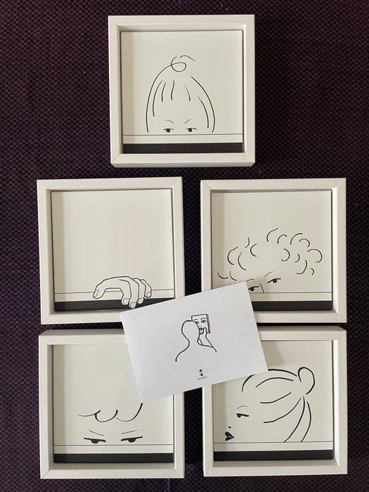 Kiasmo - serie Camera Picta - Vincenzo DAlba - Lijst (5) -, Antiek en Kunst, Kunst | Designobjecten