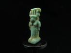 Égypte ancienne Faience amulette de la déesse Isis - 1.6 cm