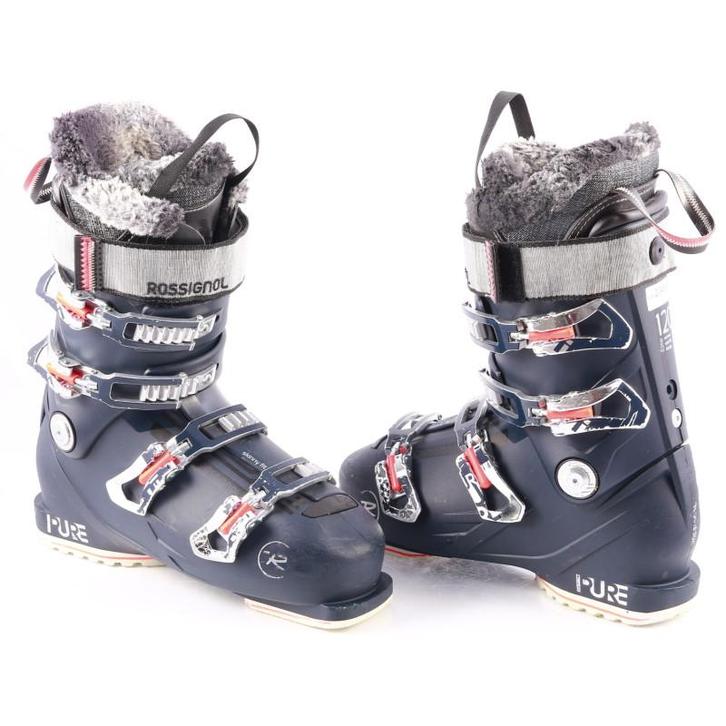 39 40 dames skischoenen ROSSIGNOL PURE ELITE 120 2022, skinn, Sport en Fitness, Skiën en Langlaufen, Ski, Schoenen, Gebruikt, Rossignol
