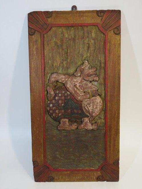 Kast paneel Semar - Madura - Panakawan - Indonesië (Zonder, Antiek en Kunst, Kunst | Niet-Westerse kunst