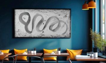Ksavera - Abstract A1379 - painting on XXL canvas 210cm