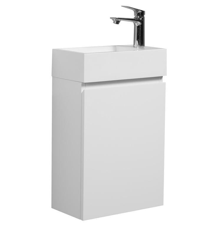 Toiletmeubel Angela 40 x 22 cm Wit Fonteinmeubel, Doe-het-zelf en Bouw, Sanitair, Nieuw, Verzenden
