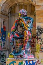 Dine Chanima (XX-XXI) - (XXL) Giant The Thinker in Neon
