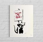 Genummerde Editie BANKSY Welcome To Hell, Verzenden