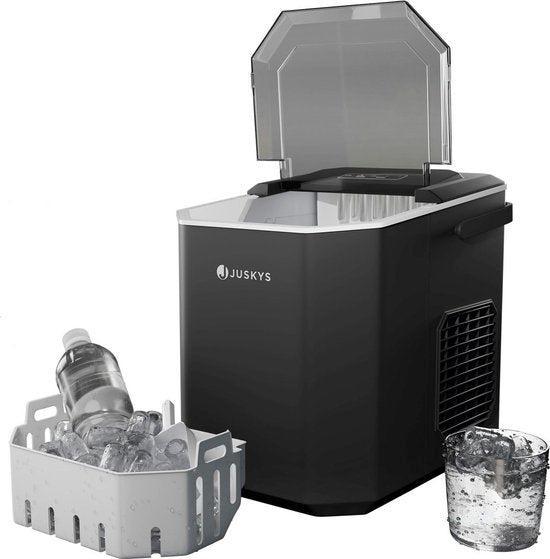 2dekans | Juskys IJsblokjesmachine IceOracle - Zwart - Incl., Elektronische apparatuur, Koelkasten en IJskasten, Ophalen of Verzenden