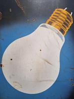 Langcat Bussum - Philips gloeilampen - Emaille bord -