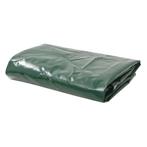 vidaXL Dekzeil 650 g/m² 4x4 m groen, Verzenden, Nieuw