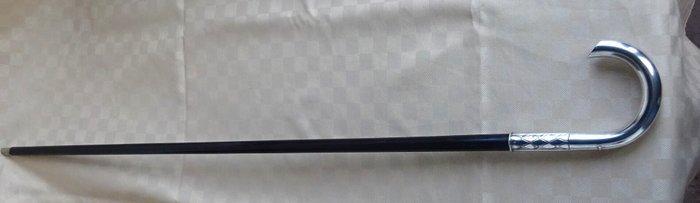 Wandelstok - .800 zilver - loopstok, stok, Antiek en Kunst, Antiek | Overige Antiek