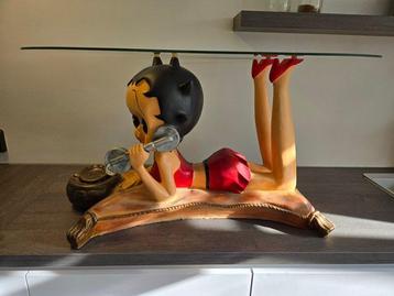 Betty Boop - 1 - Betty Boop tafel met glasplaat beschikbaar voor biedingen