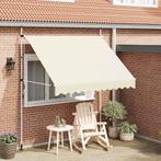 vidaXL Luifel handmatig uittrekbaar 250 cm crème, Tuin en Terras, Verzenden, Nieuw