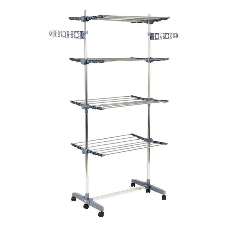 Séchoir à linge 4 niveaux sur roulettes - 172 x 55 x 55 cm, Huis en Inrichting, Woonaccessoires | Overige, Verzenden