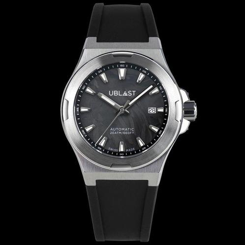 Ublast - Beyond Forget Carbon Dial - Automatic Swiss Made -, Handtassen en Accessoires, Horloges | Heren