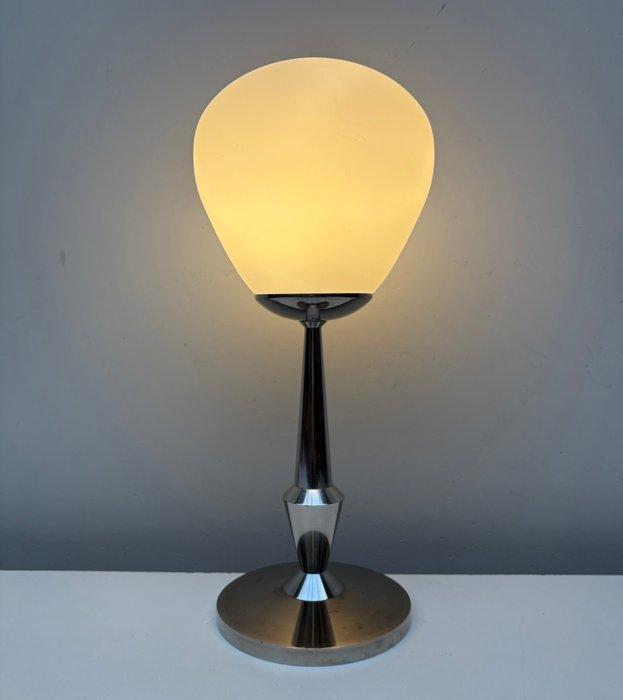 Lampe de table - Verre, Acier, Antiek en Kunst, Kunst | Designobjecten