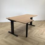 hoekbureau (links) met kabel doorvoer 180x120 cm, beuken -, Huis en Inrichting, Gebruikt, Bureau