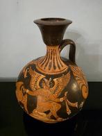 Replica van een oude Griek Terracotta Lekythos - 22 cm