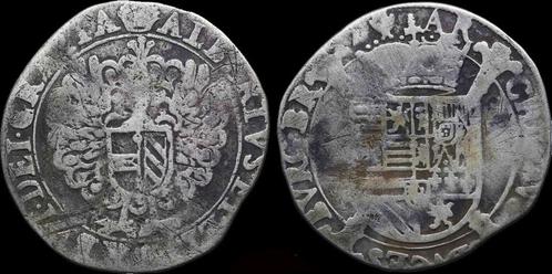 Pauwschelling 1612-1621 Southern Netherlands Brabant Albr..., Timbres & Monnaies, Monnaies | Europe | Monnaies non-euro, Envoi