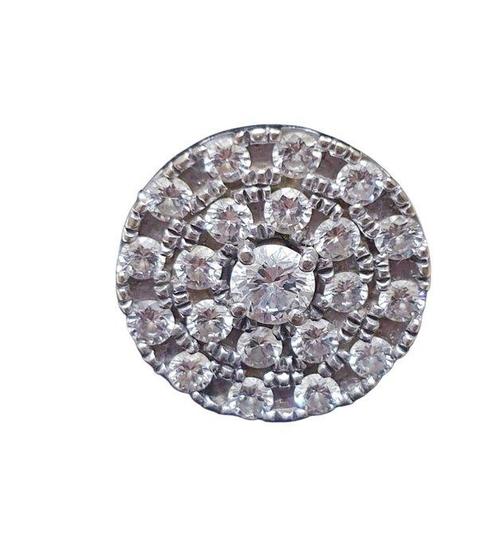 Cocktailring - 18 karaat Witgoud -  4.50ct. tw. Diamant, Handtassen en Accessoires, Antieke sieraden
