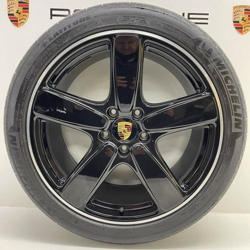 Porsche Cayenne 21inch Sport Classic zwart met banden, Autos : Pièces & Accessoires, Autres pièces automobiles, Enlèvement