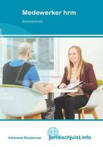 Medewerker HRM / bronnenboek / MBO Recht 9789037235678, Boeken, Verzenden, Zo goed als nieuw, Adrienne Moolenaar