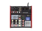 Citronic CSM-4 Mixer Met USB/Bluetooth En Delay Effect, Muziek en Instrumenten, Dj-sets en Draaitafels, Nieuw