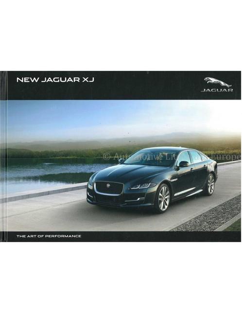 2016 JAGUAR XJ HARDCOVER BROCHURE ENGELS, Boeken, Auto's | Folders en Tijdschriften, Ophalen of Verzenden