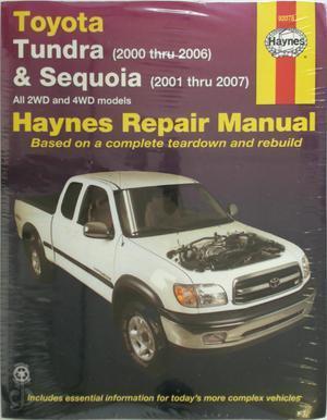 Toyota Tundra 2000 Thru 2006 & Sequoia 2000-2007 - Haynes, Livres, Langue | Langues Autre, Envoi