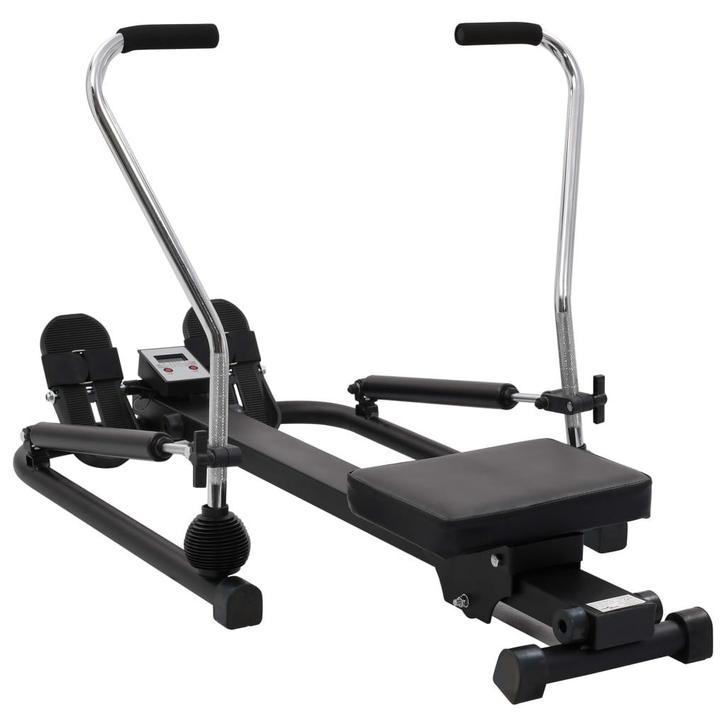 vidaXL Roeitrainer met 5 niveaus en hydraulische weerstand, Sport en Fitness, Fitnessapparatuur, Nieuw, Verzenden