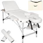 tectake 3 zones massagetafel-set met 5cm matras, rolkussens, Sport en Fitness, Verzenden, Nieuw