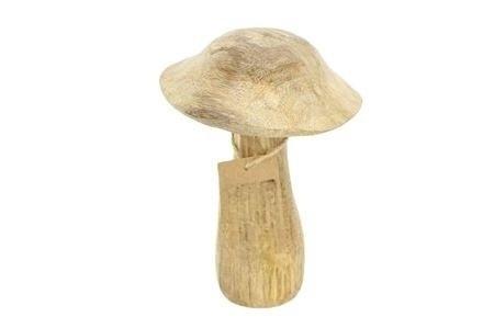 Mango hout Paddenstoel 15x10cm Mushroom Mango, Hobby en Vrije tijd, Knutselen, Nieuw