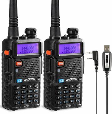 BAOFENG GT-5R Walkie Talkie, Dual Band Radio voor UHF VHF...