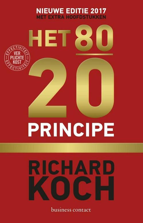 Het 80/20- principe (9789047010999, Richard Koch), Boeken, Schoolboeken, Nieuw, Verzenden