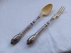 Couverts de service à salade (2) - Argent 950 - 1850-1900,, Antiek en Kunst