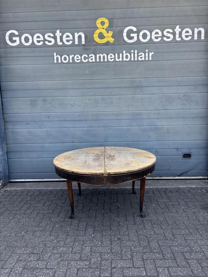 Vintage Tafel (150cm) - T1560- Vintage/Café, Huis en Inrichting, Tafels | Eettafels, Ophalen