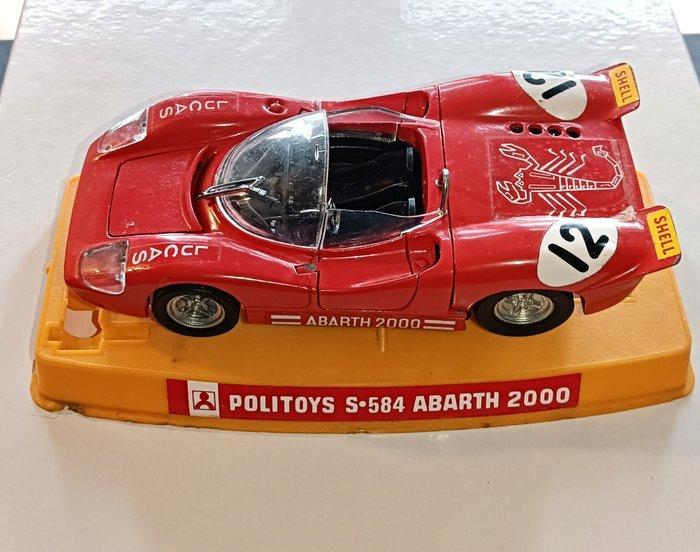 Politoys - Modelauto - Abarth 2000 - Politistil, Hobby en Vrije tijd, Modelauto's | 1:5 tot 1:12