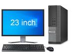 Dell OptiPlex 7020 SFF i3 4e Gen + 23 FULL HD Monitor + 2, Computers en Software, Ophalen of Verzenden, Nieuw, In_stock