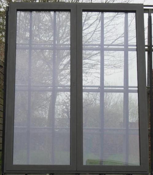 aluminium terrasraam , raam , chassis 185 x 235 ombergrijs, Doe-het-zelf en Bouw, Raamkozijnen en Schuifdeuren, Inclusief glas