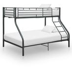 vidaXL Stapelbedframe metaal zwart 140x200 cm/90x200 cm, Huis en Inrichting, Slaapkamer | Bedden, Verzenden, Nieuw