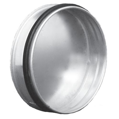 Deksel met rubberdichting voor spiraalbuis galva Ø 180mm, Doe-het-zelf en Bouw, Ventilatie en Afzuiging, Nieuw, Verzenden