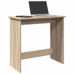 vidaXL Bureau 80x40x75 cm bewerkt hout sonoma eikenkleurig, Huis en Inrichting, Bureaus, Verzenden, Nieuw