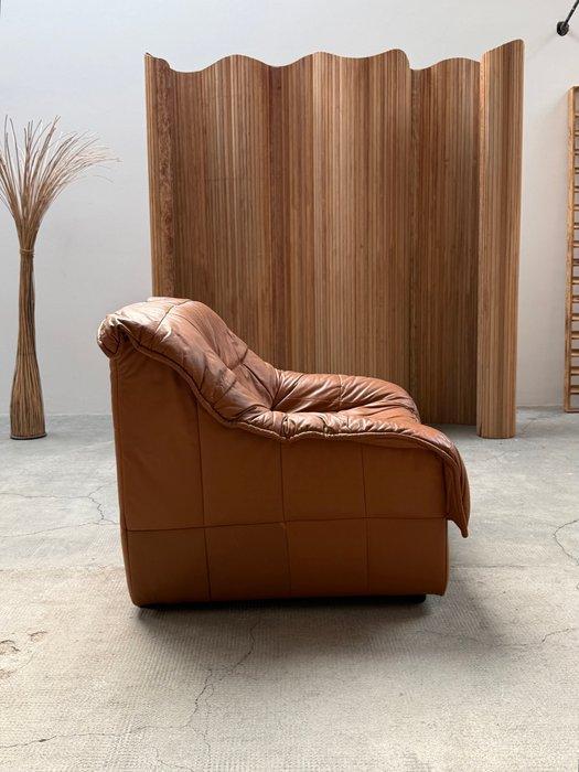 Fauteuil - Leder, Antiquités & Art, Art | Objets design